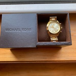 Michael Kors Gold watch with Roman numerals